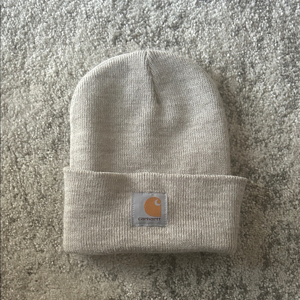 Carhartt Light Tan Knit Beanie
